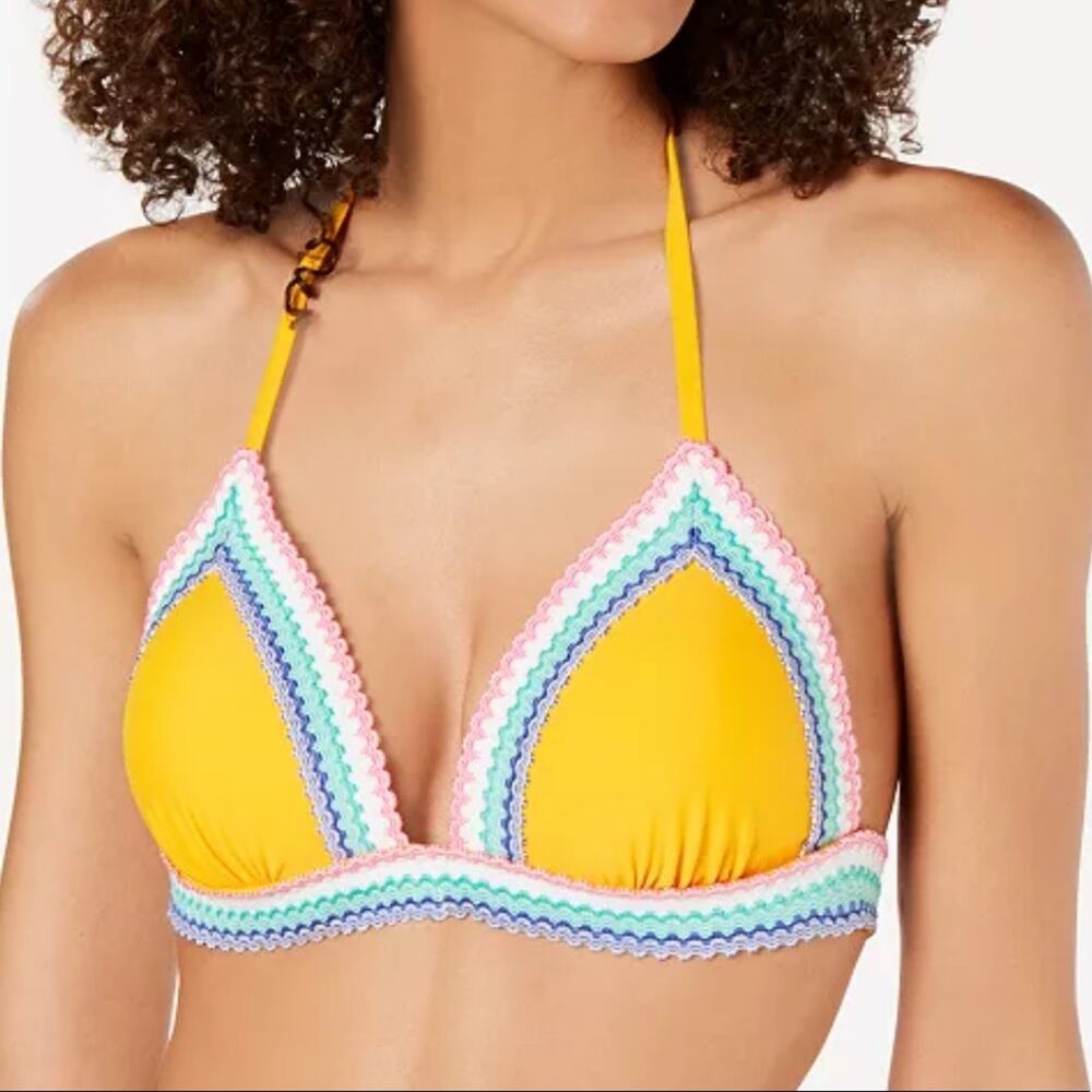 Hula Honey Smock and Roll Push-Up Bikini swim Top